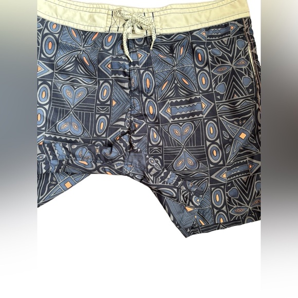 Reyn Spooner Hawaiian Swim Board Shorts Geometric Print Size 38 - Picture 3 of 14